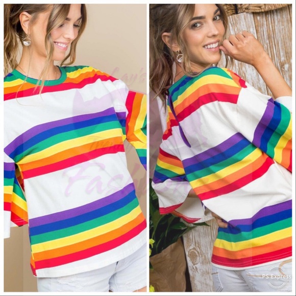 Rainbow Bell Sleeve - Picture 3 of 3